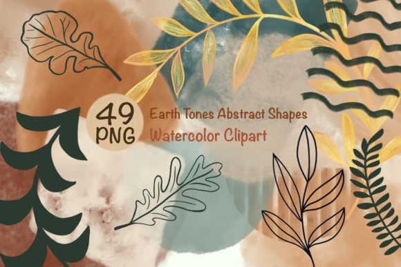Download Watercolor Elements|Earth Tones Abstract - Elements Collection