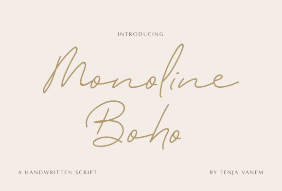 Download Monoline Boho - Boho Collection