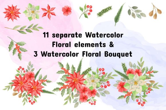 Download Watercolor Floral Elements - Elements Collection