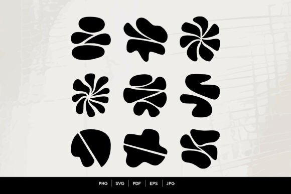 Download Organic Abstract Shapes SVG Set - Organic Collection